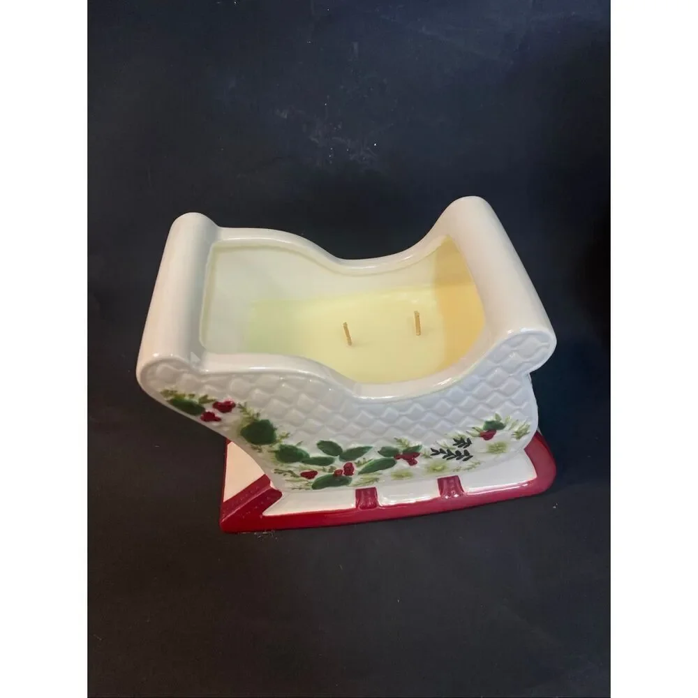 Home Worx by Harry Slatkin 14oz Let It Snow Scented Sleigh Candle